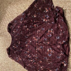 Maroon blouse